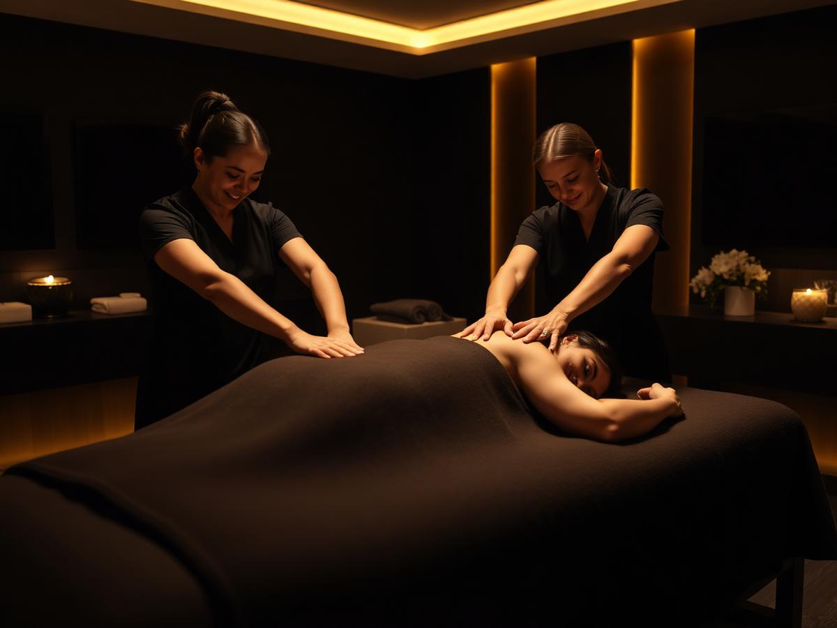 Four Hand Massage therapy at Wade Family Spa